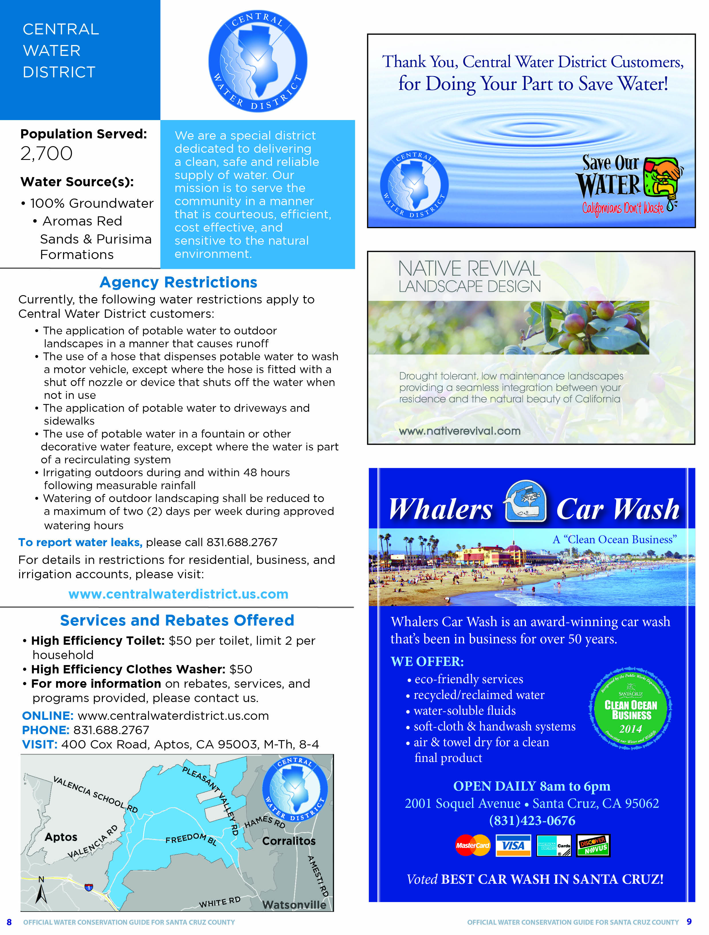 Water Conservation Guide Water Conservation Coalition Of Santa Cruz